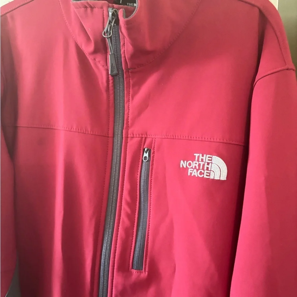 The Northface color block zipper jacket